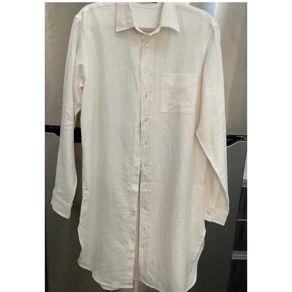 Jenni Kanye linen blend over shirt